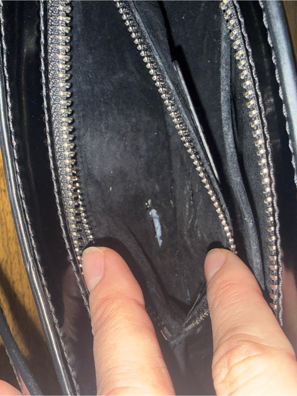 STAUD Black Ollie Patent Shoulder Bag - Picture 8 of 8